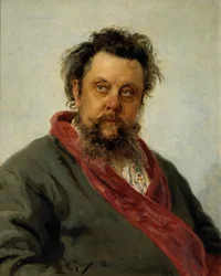 Retrato de MP Musorgsky